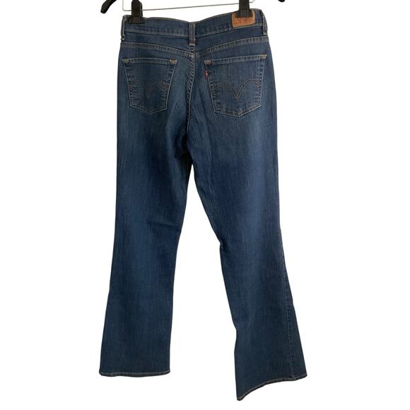 Levi's Women's Jeans 8 Blue 512 Bootcut Denim Perfectly Slimming High Rise - Picture 2 of 10